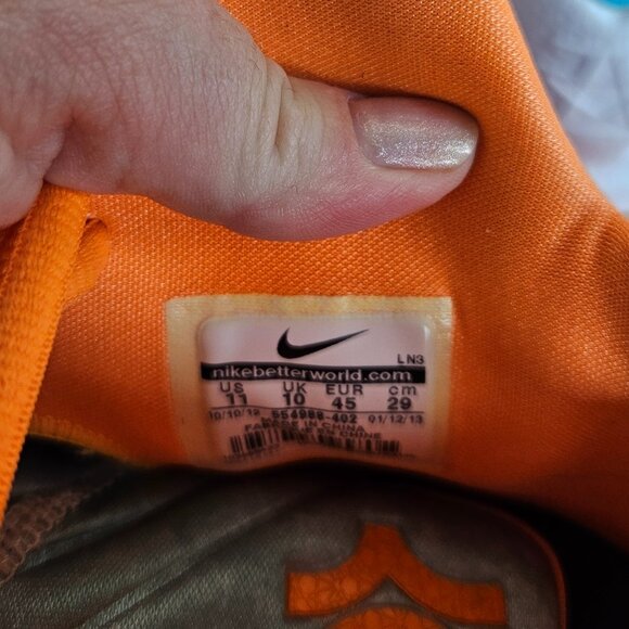 Nike KD 5 Easter Men's 11 Orange and Blue One Owner with original box - Picture 9 of 9